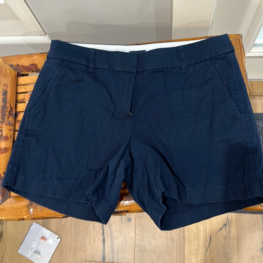 Woman’s size 4 J Crew factory navy blue shorts